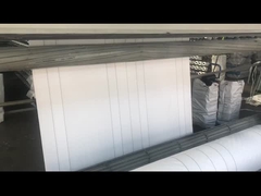 ผ้าทอ PP ท่อสีขาวไม่เคลือบผิวกว้าง 120 สำหรับถุง PP ขนาดใหญ่